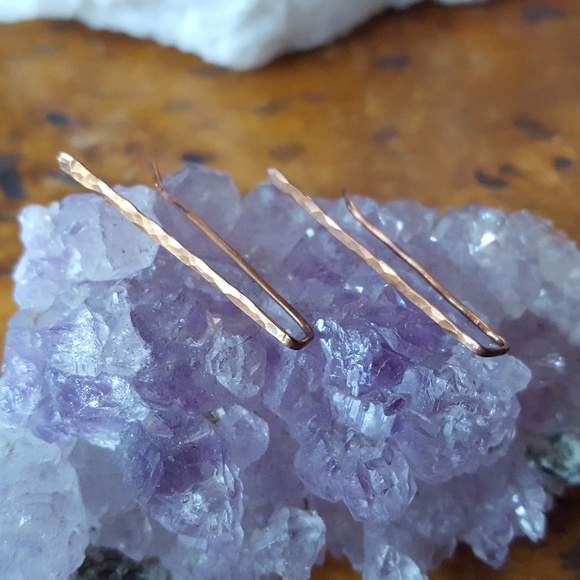 Jewelry - Copper Ear Climbers Handmade!